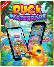 Duck Waterpark slot game on mobile - new free social casino game at Milkyways USA
