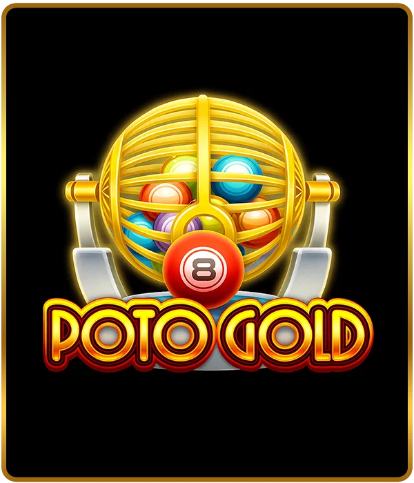 Poto Gold game with golden bingo ball machine - free social casino game at Milkyways